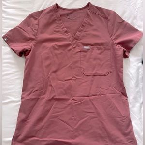 women's Mauve Catarina™ - One-Pocket Scrub Top - S